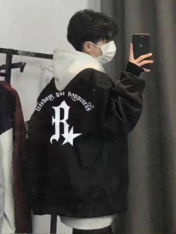 23868 Double-Layer Baseball Jacket – Premium Streetwear Outerwear