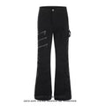 Women’s Black Denim Jeans – Classic Long Pants（Style 54751 ）