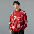 12034 Knitted Sweater – Fashion-Inspired Casual Pullover