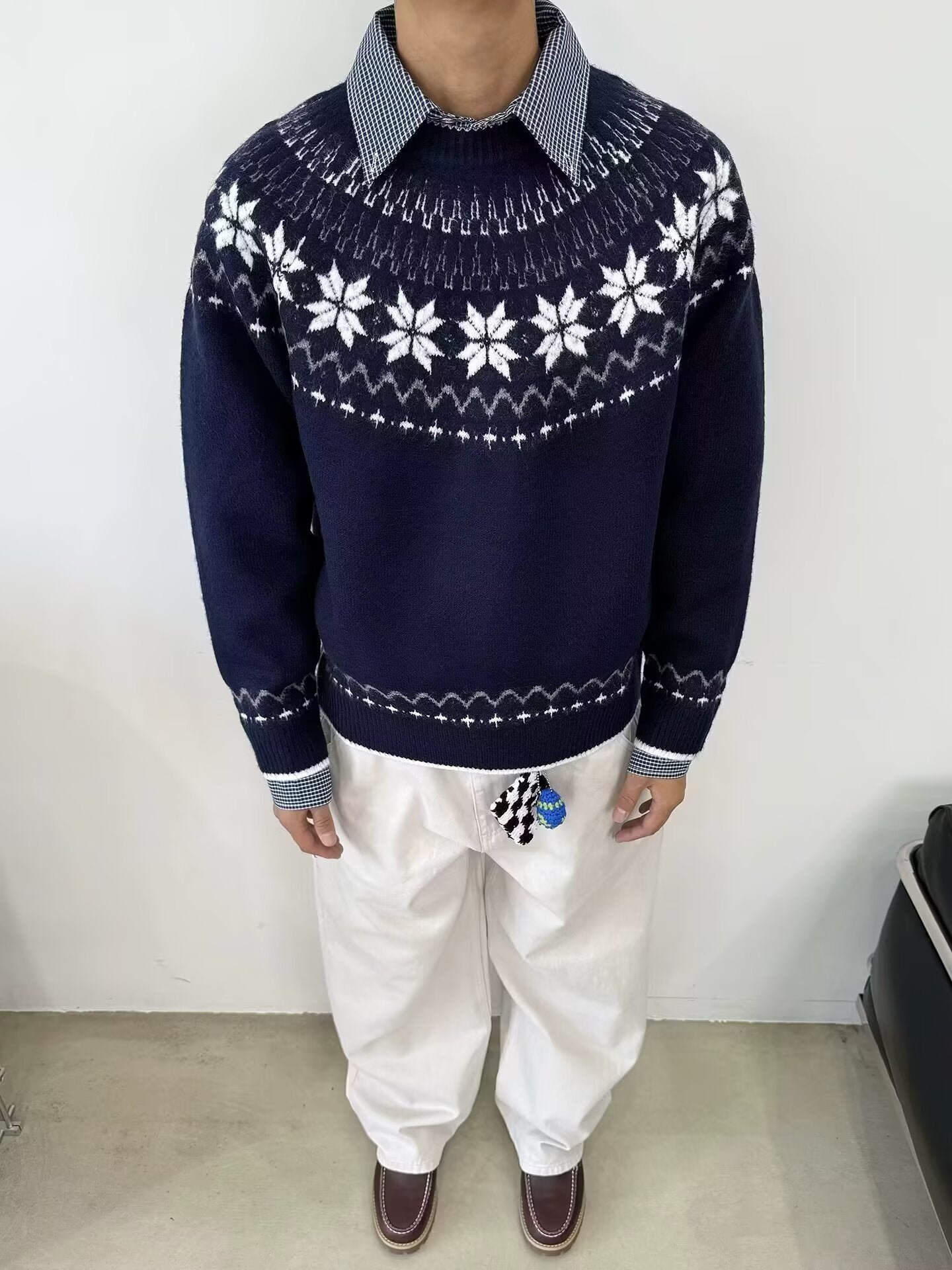 12029 Knit Sweater Trendy Base Layer Top