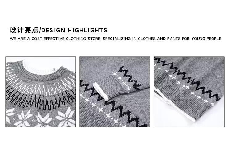 12030 Knitted Sweater – Trendy Base Layer Pullover