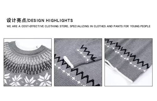 12030 Knitted Sweater – Trendy Base Layer Pullover