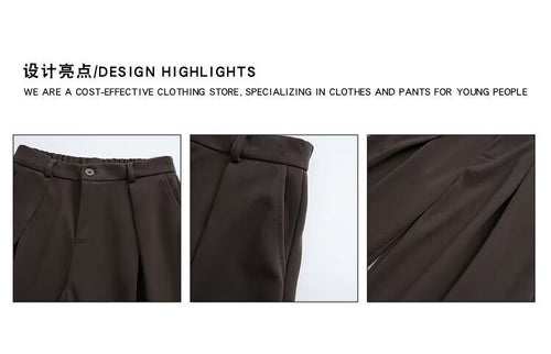 Loose-Fit Casual Pants – Lightweight Long Trousers（Style 84068 ）