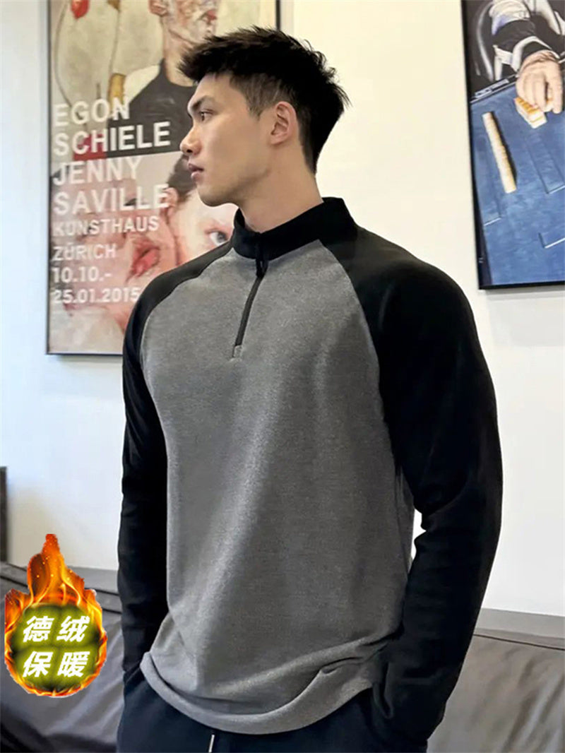 63535 Fleece Lining Long-Sleeve T-Shirt