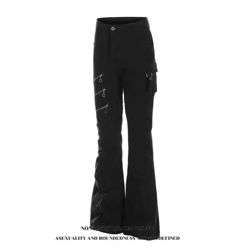 Women’s Black Denim Jeans – Classic Long Pants（Style 54751 ）
