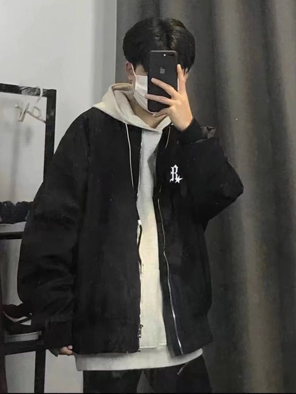 23868 Double-Layer Baseball Jacket – Premium Streetwear Outerwear