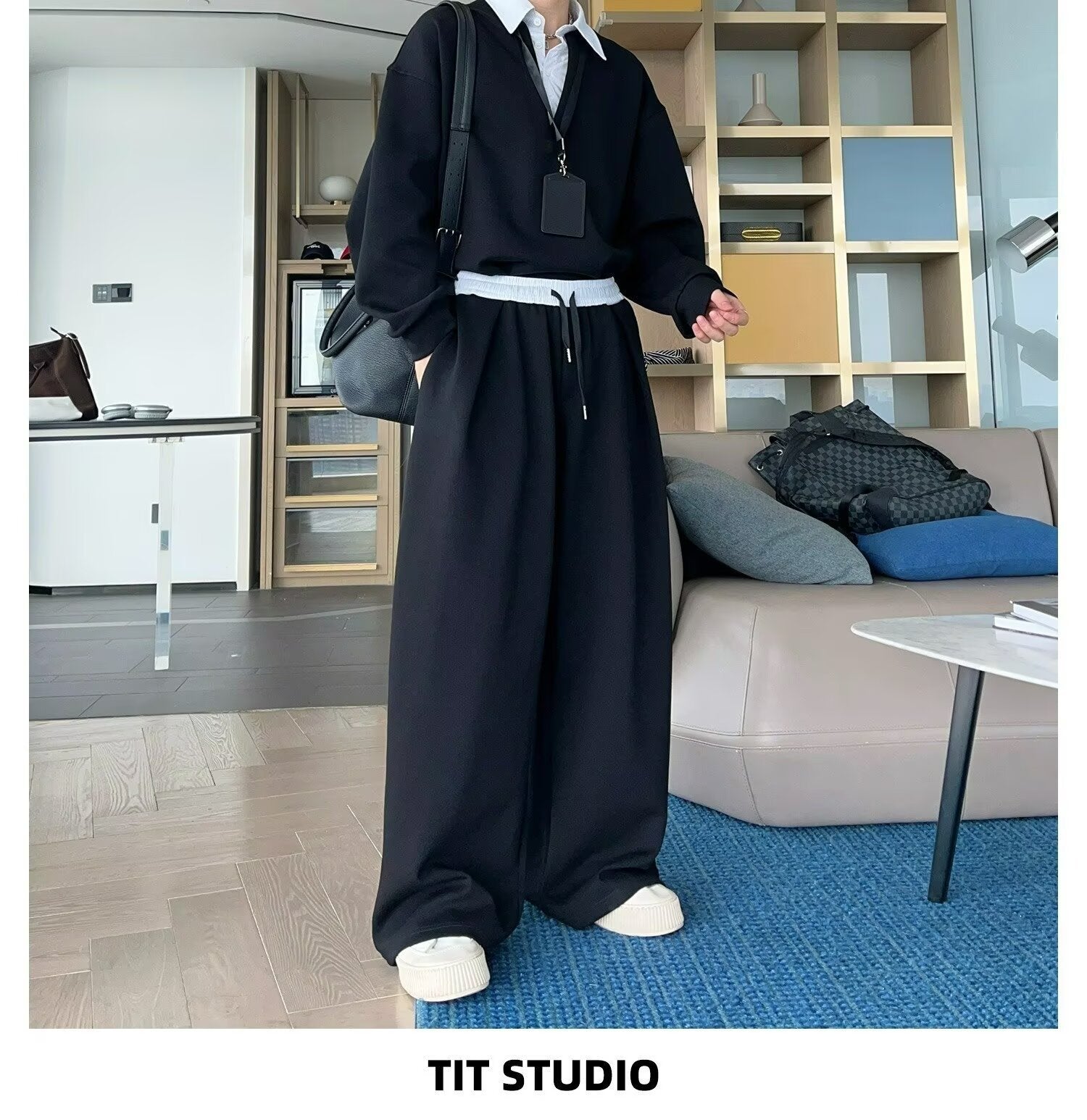 31893 Printed Sweatshirt – Loose-Fit Premium Pullover