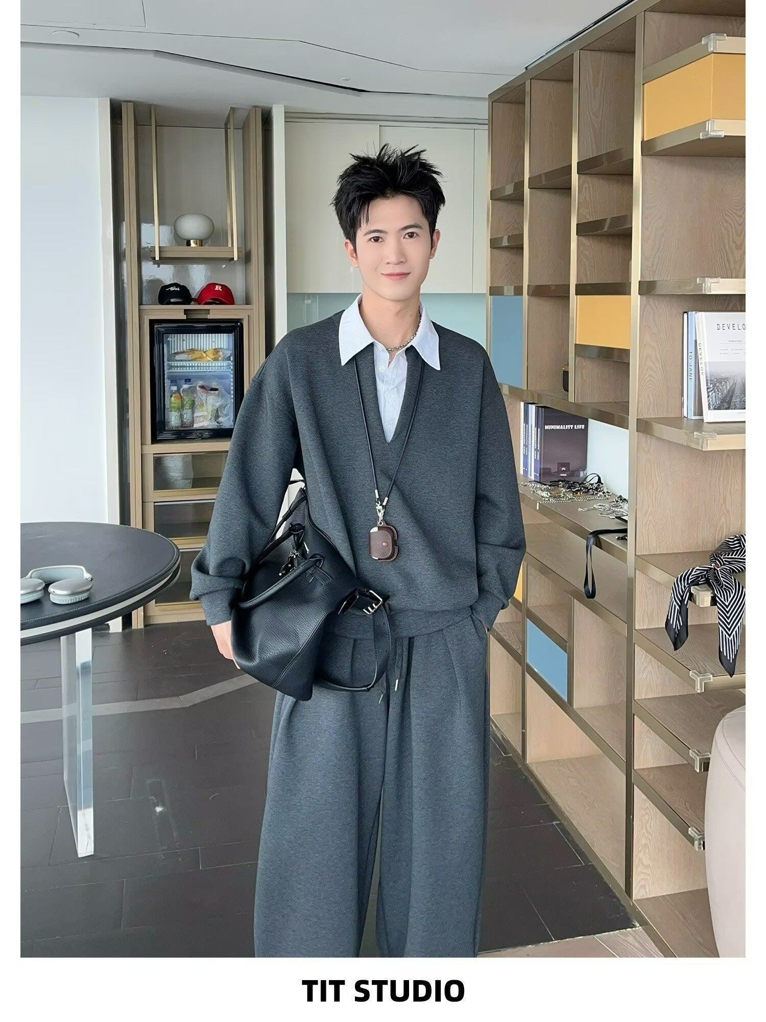 31893 Printed Sweatshirt – Loose-Fit Premium Pullover