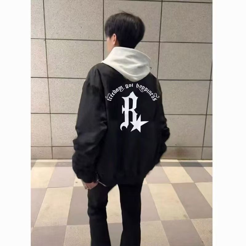 23868 Double-Layer Baseball Jacket – Premium Streetwear Outerwear