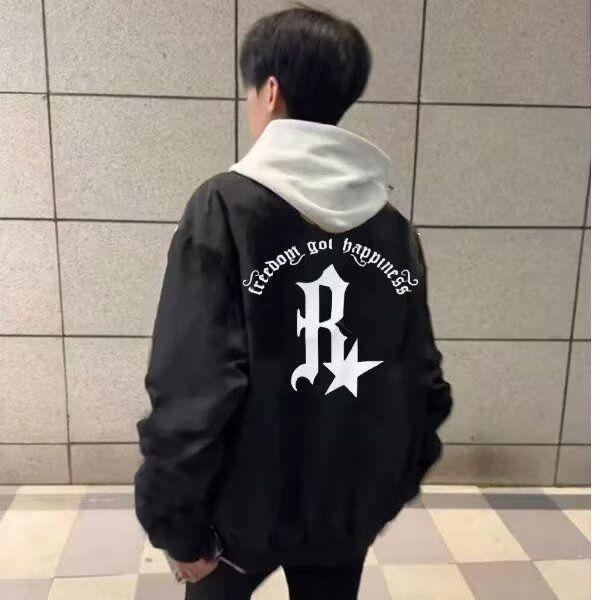 23868 Double-Layer Baseball Jacket – Premium Streetwear Outerwear