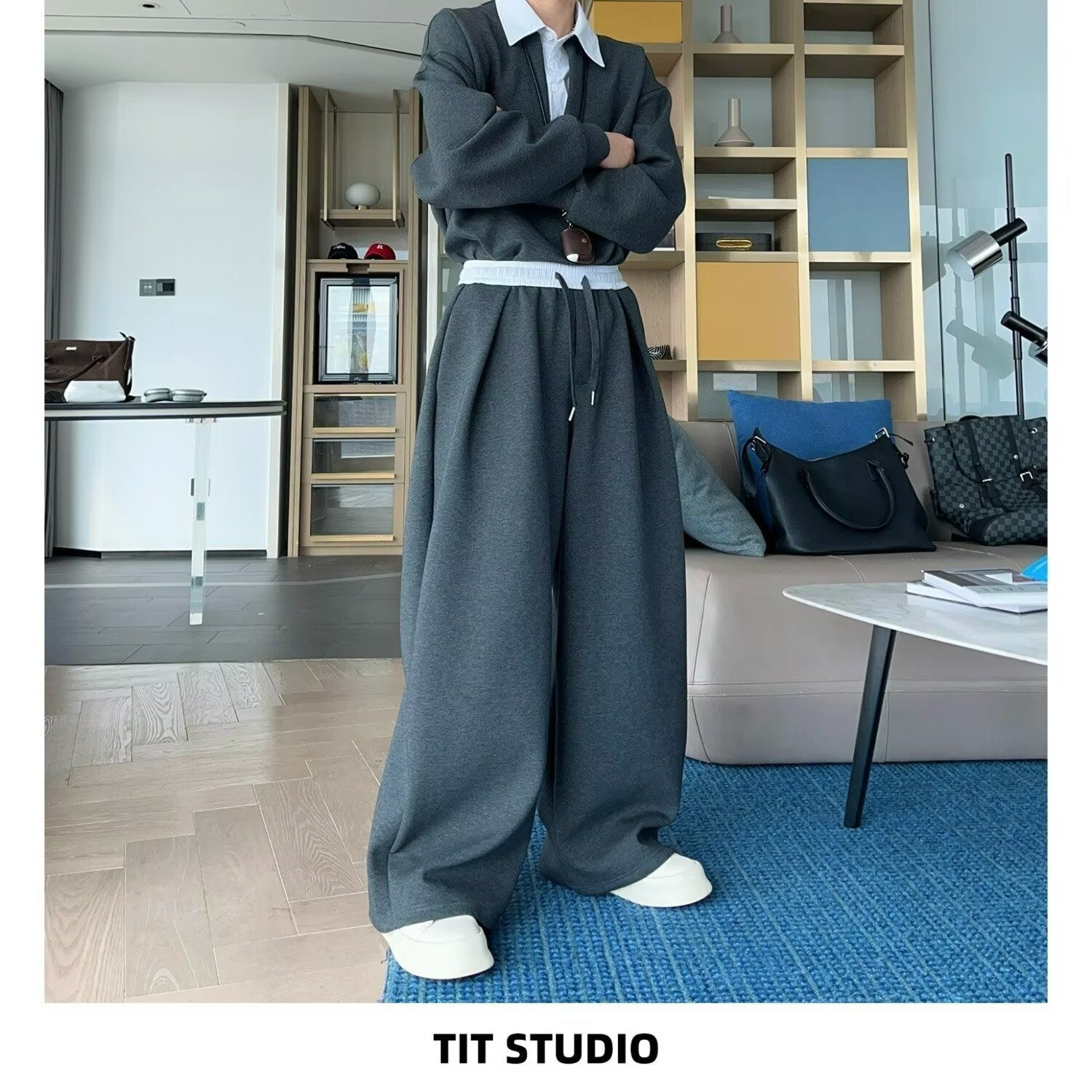 31893 Printed Sweatshirt – Loose-Fit Premium Pullover