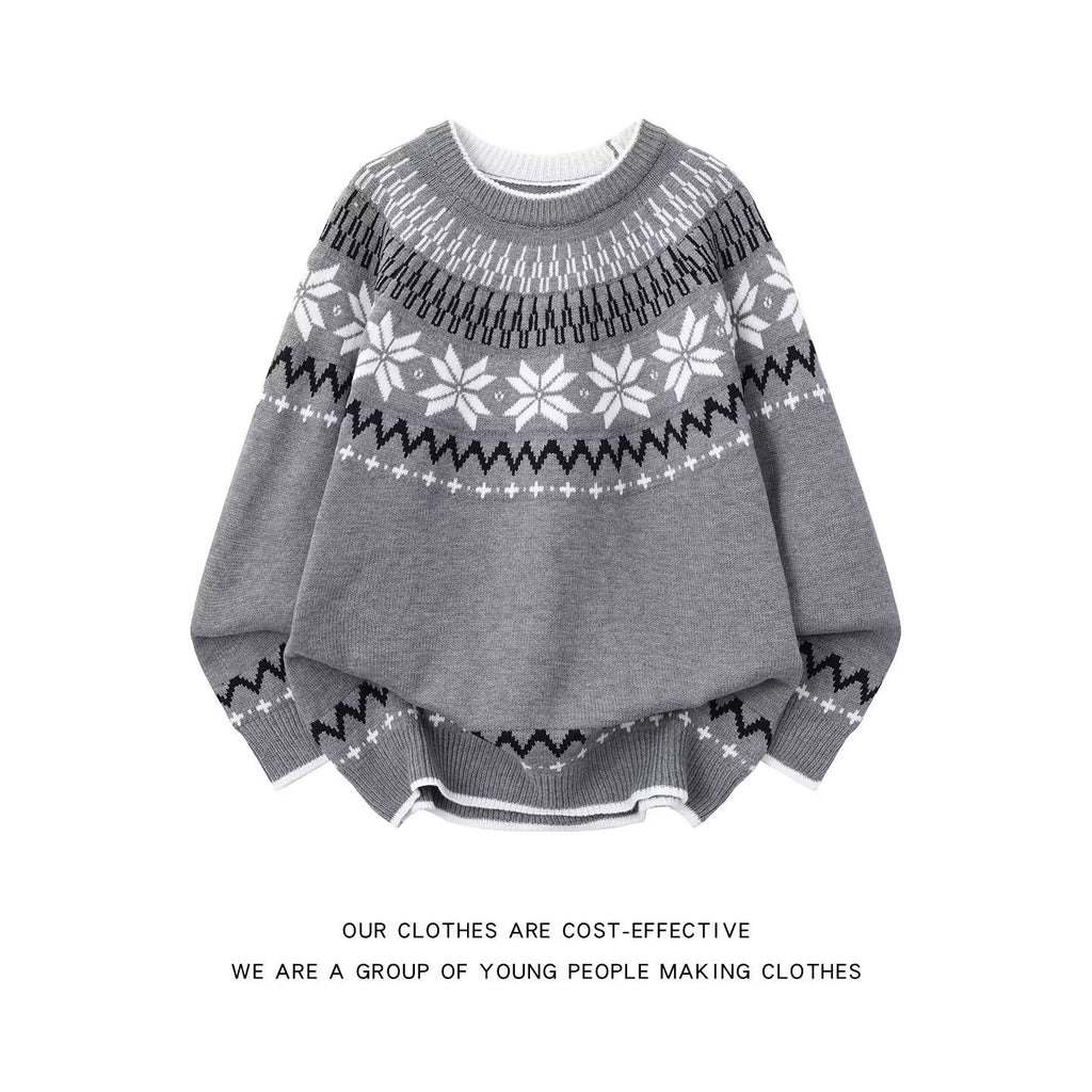 12030 Knitted Sweater – Trendy Base Layer Pullover