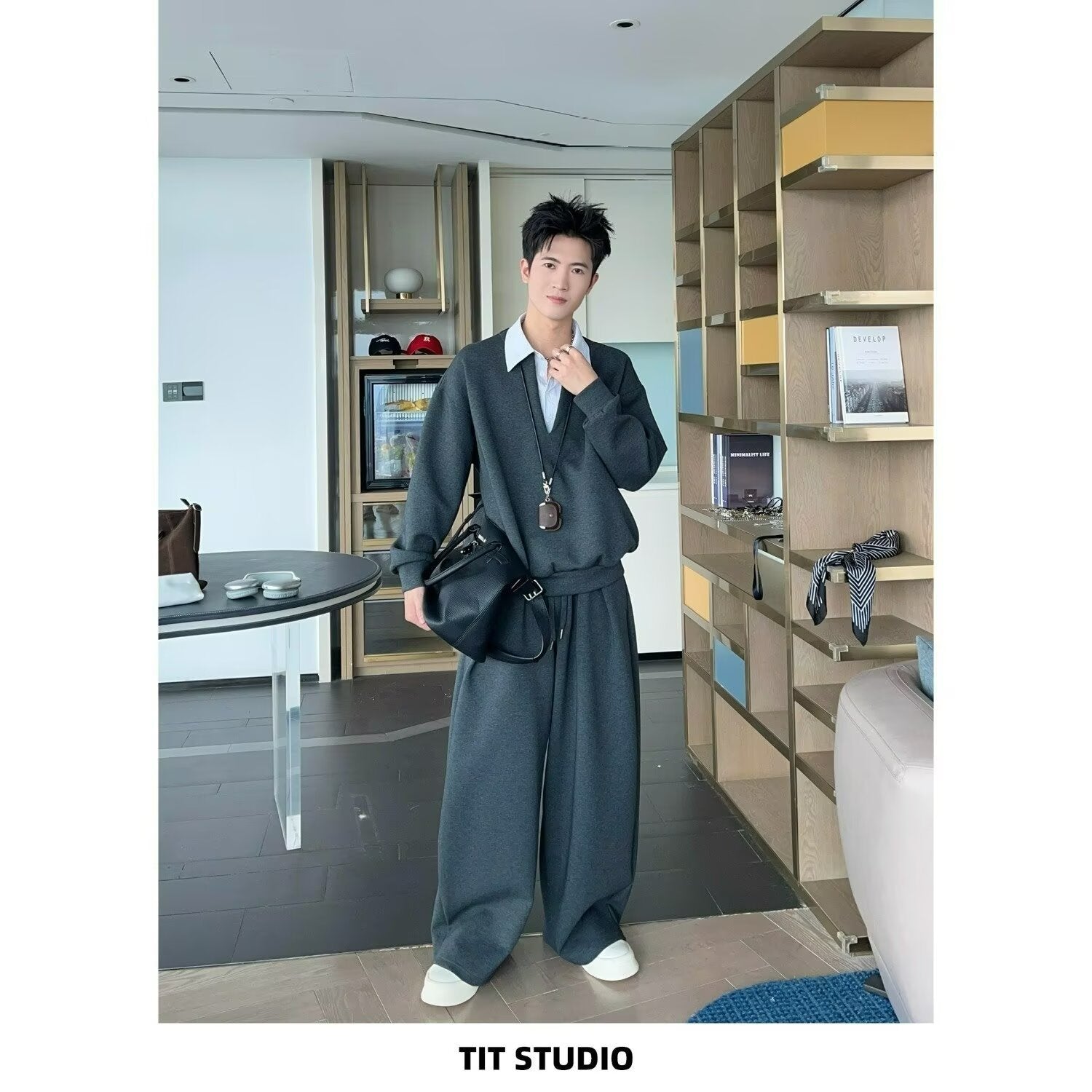 31893 Printed Sweatshirt – Loose-Fit Premium Pullover