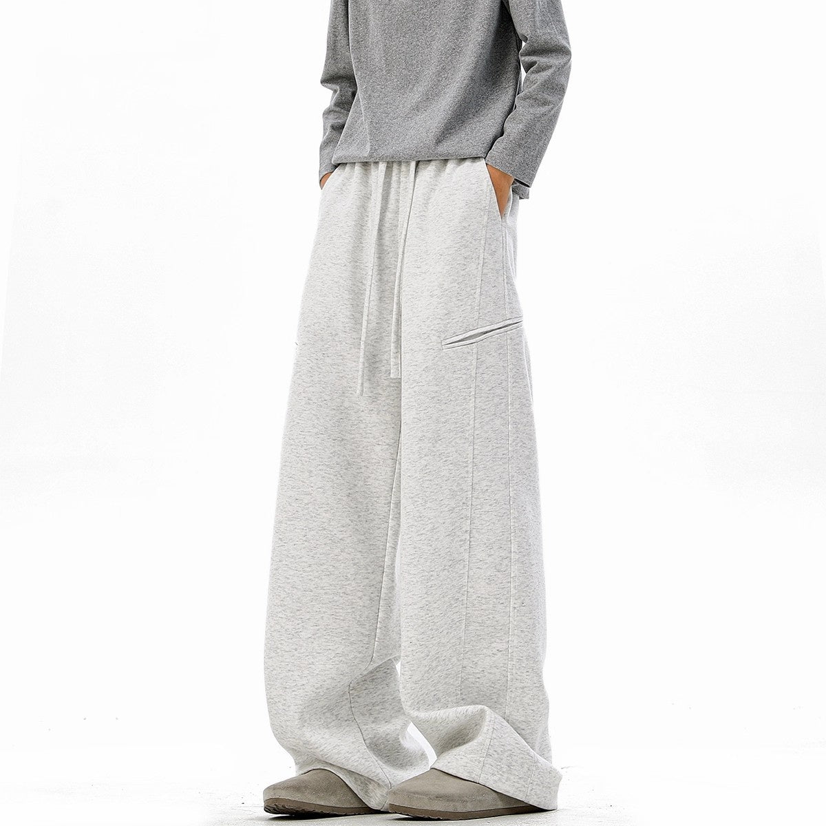 Trendy Sweatpants Loose-Fit Trousers (Style 84066)