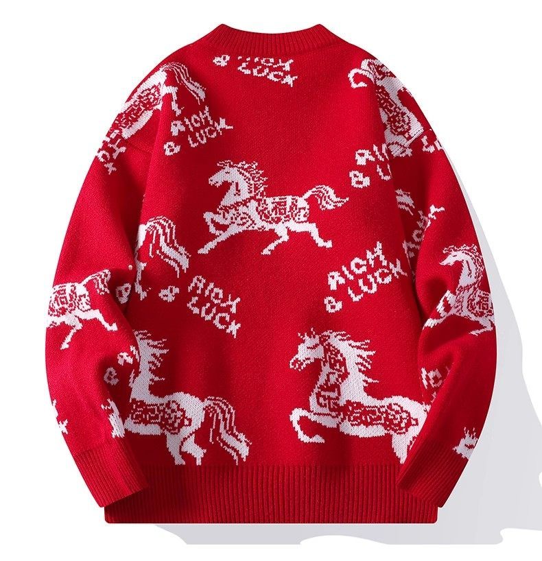 12034 Knitted Sweater – Fashion-Inspired Casual Pullover