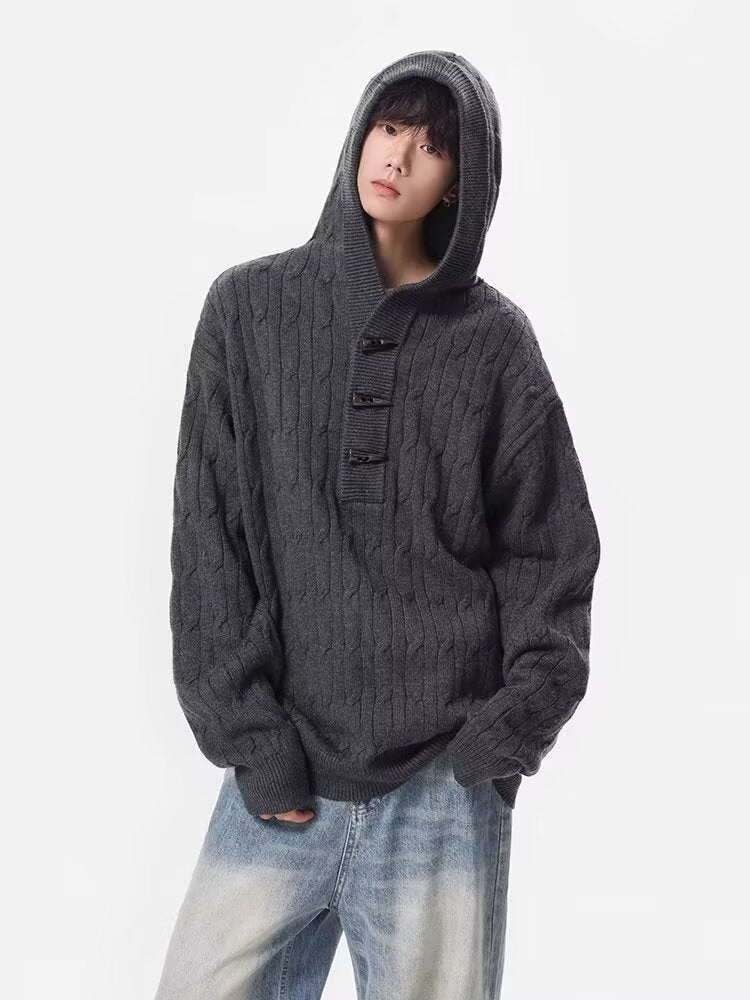12028 Knitted Cardigan Sweater Jacket