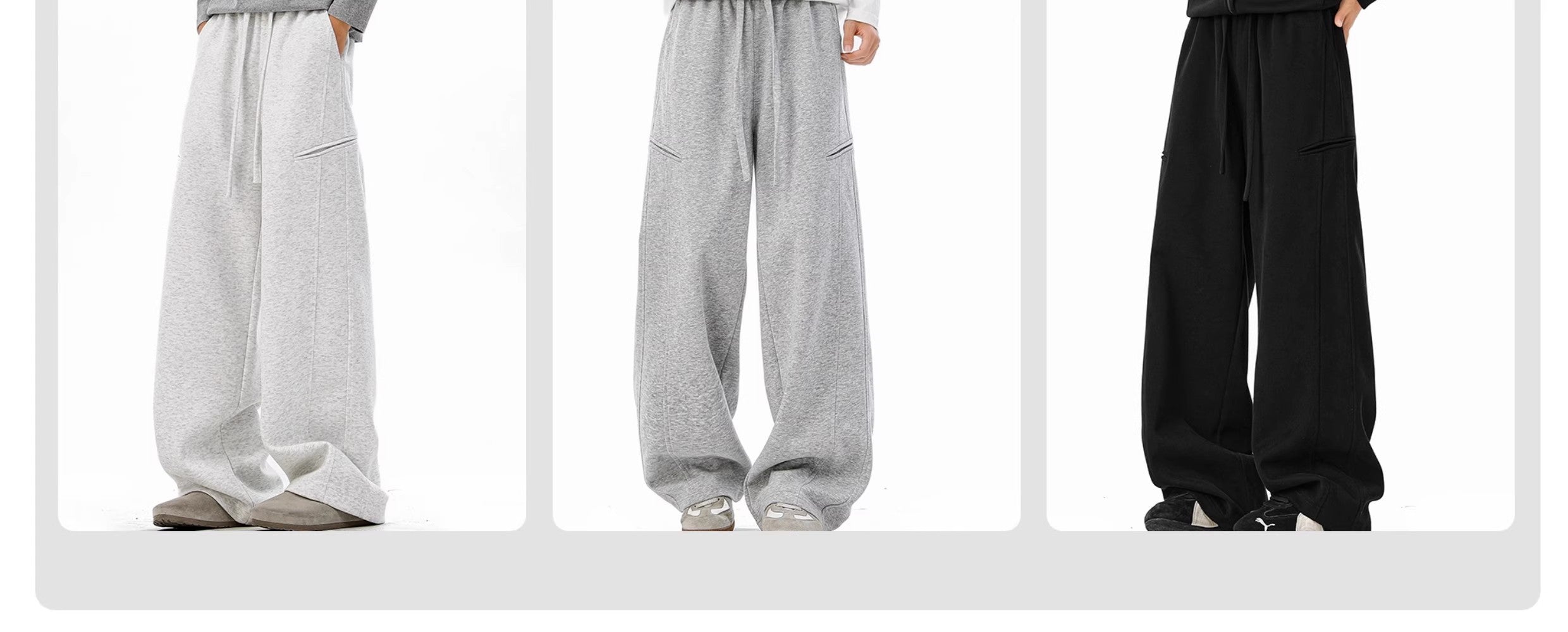 Trendy Sweatpants Loose-Fit Trousers (Style 84066)