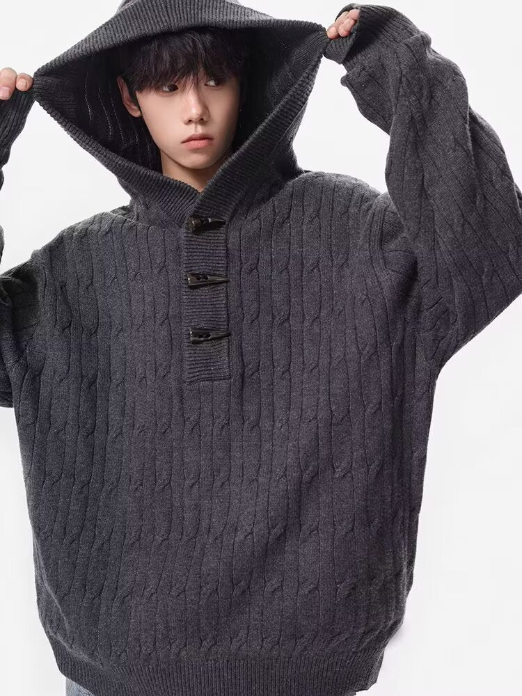 12028 Knitted Cardigan Sweater Jacket