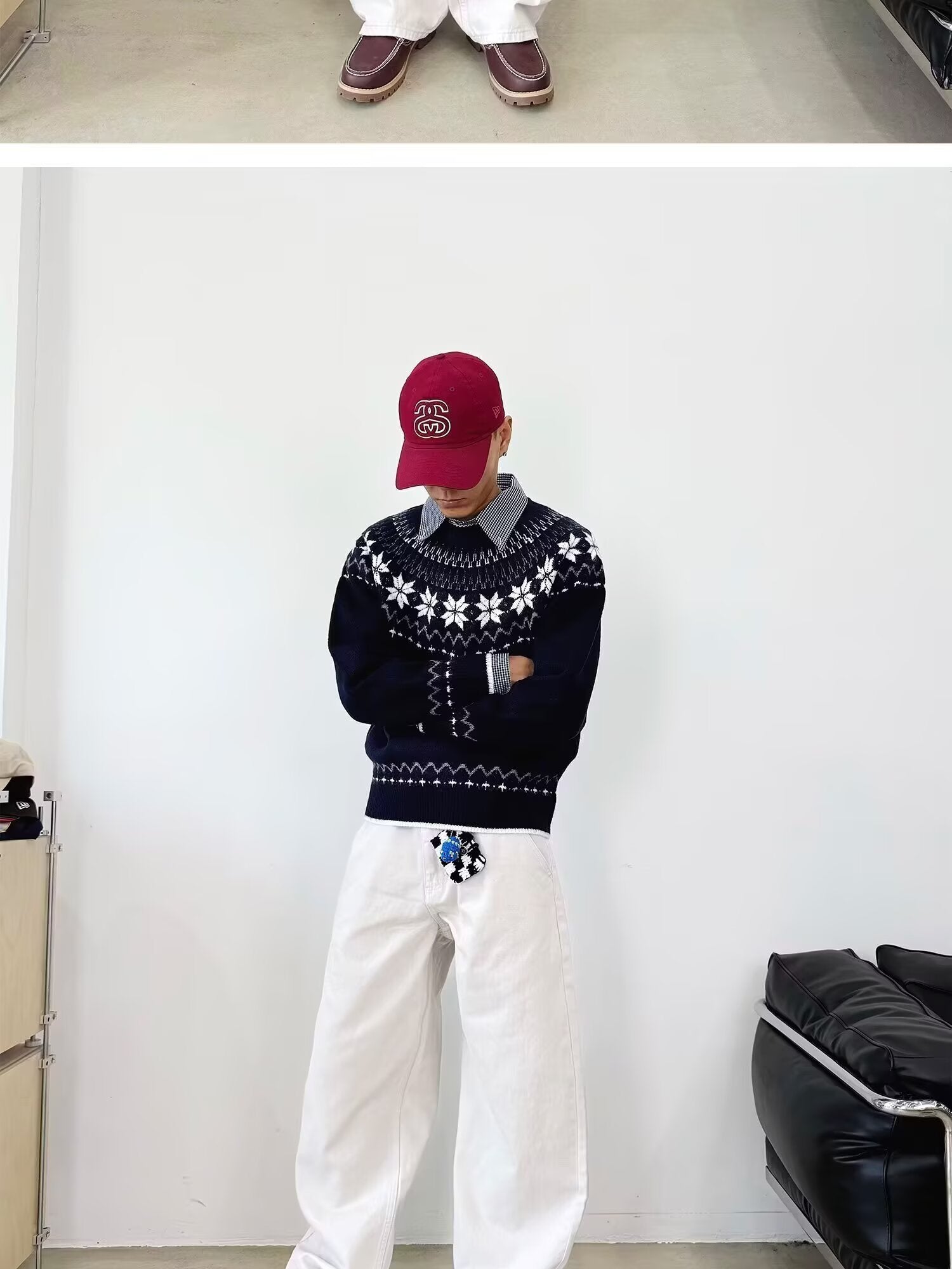 12029 Knit Sweater Trendy Base Layer Top