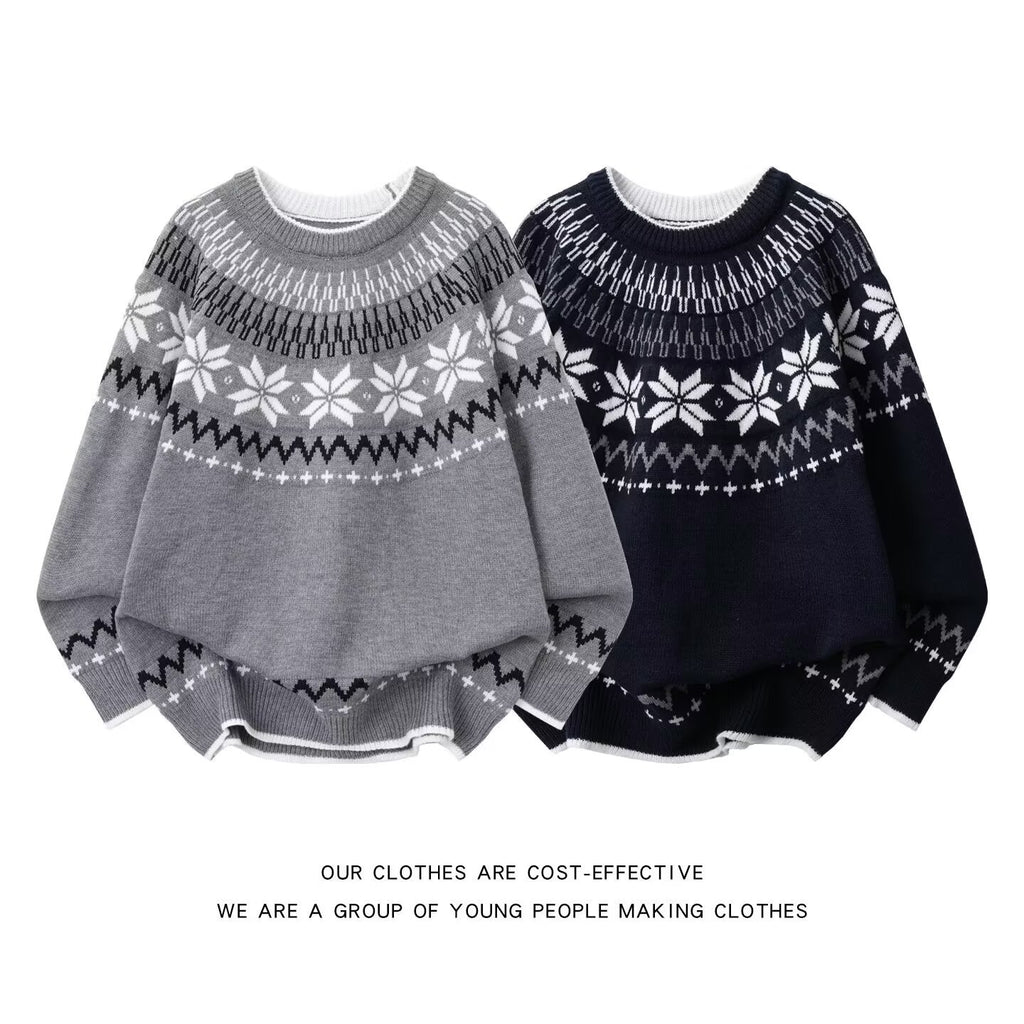 12030 Knitted Sweater – Trendy Base Layer Pullover