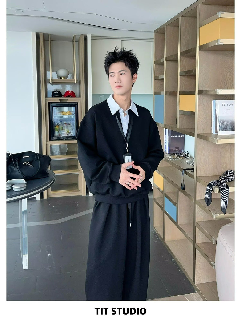 31893 Printed Sweatshirt – Loose-Fit Premium Pullover