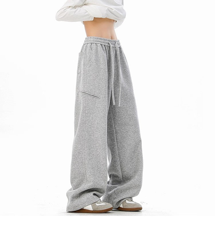 Trendy Sweatpants Loose-Fit Trousers (Style 84066)