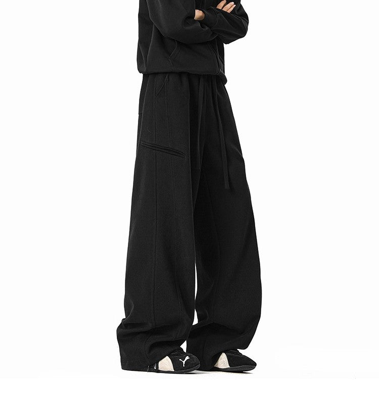 Trendy Sweatpants Loose-Fit Trousers (Style 84066)