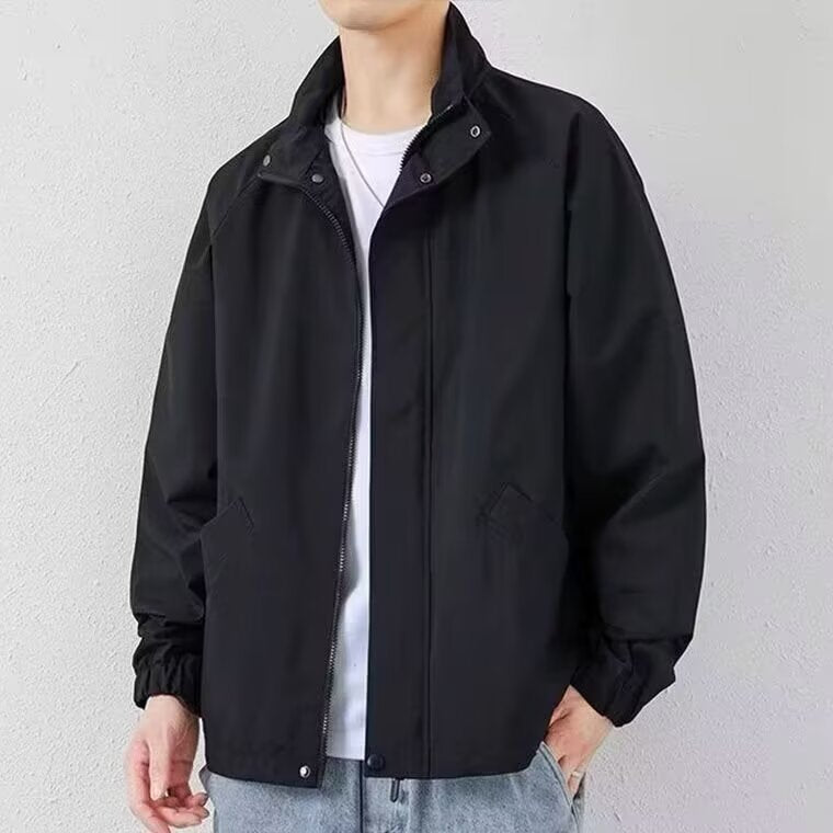 Men’s Relaxed Fit Jacket – Minimal Street Style (Style 20422)