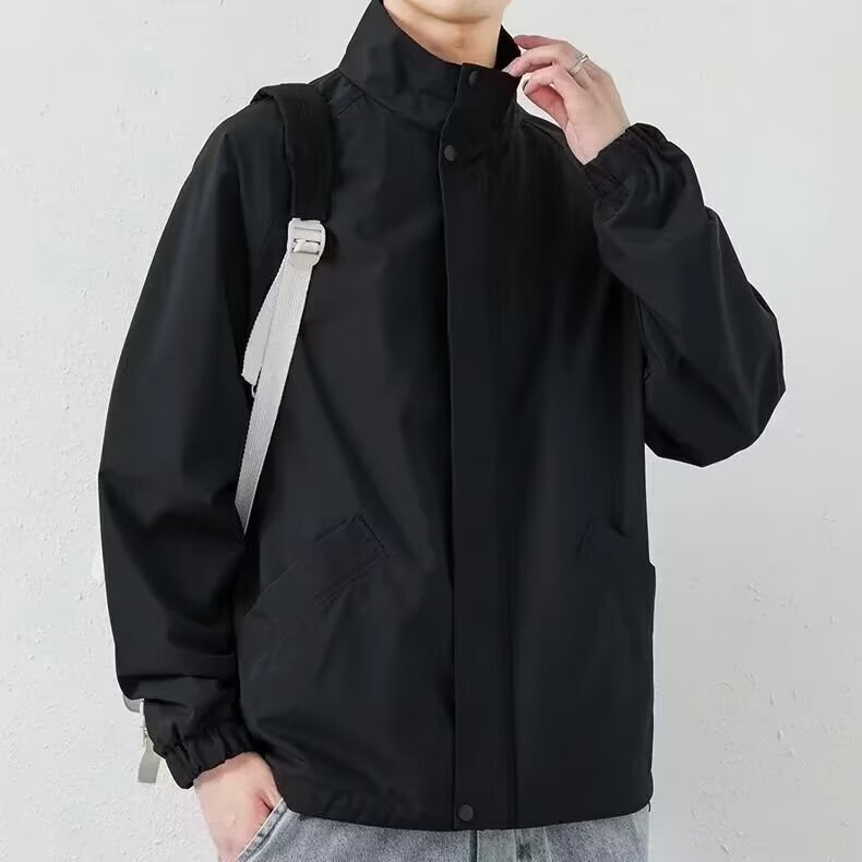 Men’s Relaxed Fit Jacket – Minimal Street Style (Style 20422)