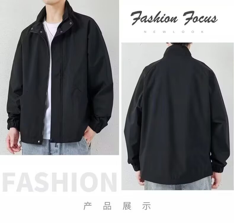 Men’s Relaxed Fit Jacket – Minimal Street Style (Style 20422)