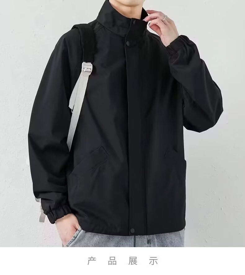 Men’s Relaxed Fit Jacket – Minimal Street Style (Style 20422)
