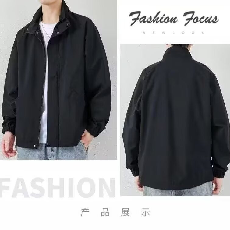 Men’s Relaxed Fit Jacket – Minimal Street Style (Style 20422)