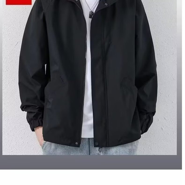 Men’s Relaxed Fit Jacket – Minimal Street Style (Style 20422)